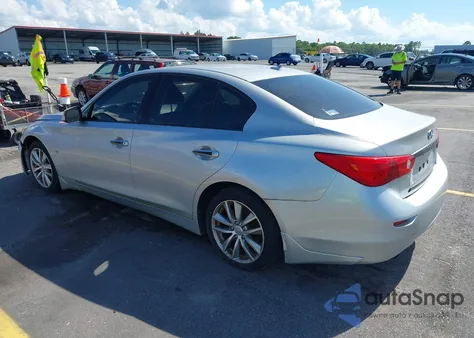 2014 Infiniti Q50 Premium from USA, damaged, VIN JN1BV7AP8EM691795